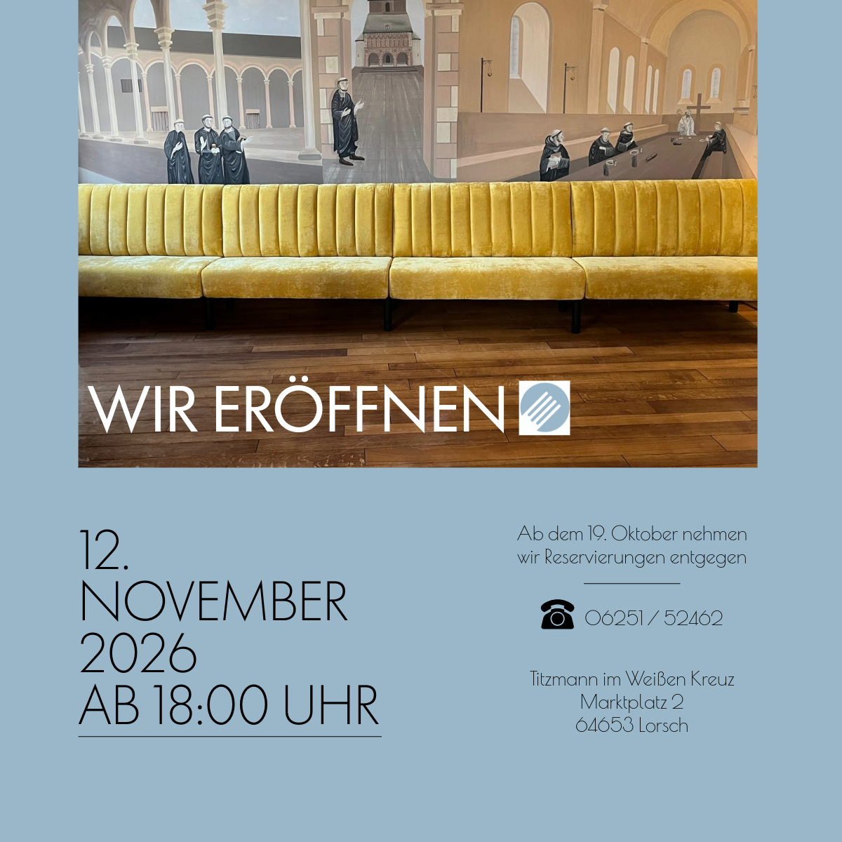Eröffnung unseres Restaurants